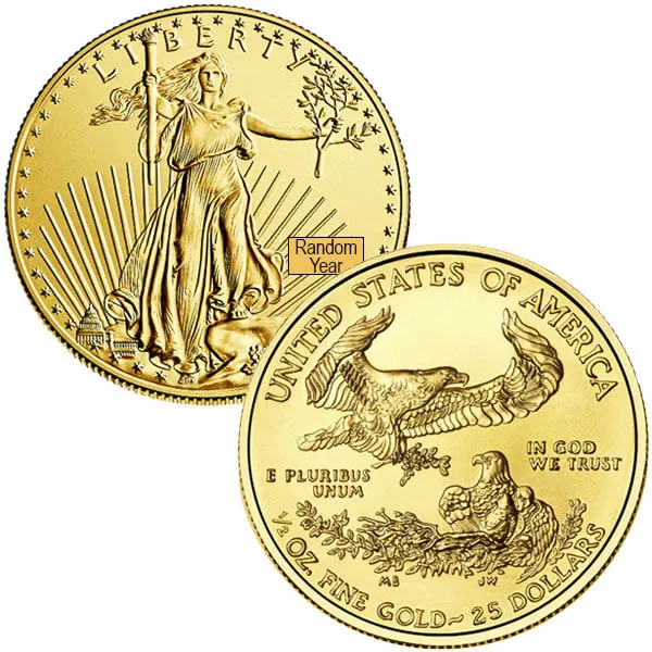 1/2 oz Gold Eagle – Random Year